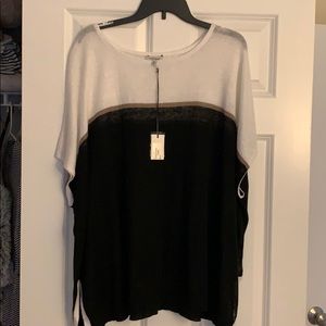 Multi color sweater. Bolero sleeves w class!!!!!